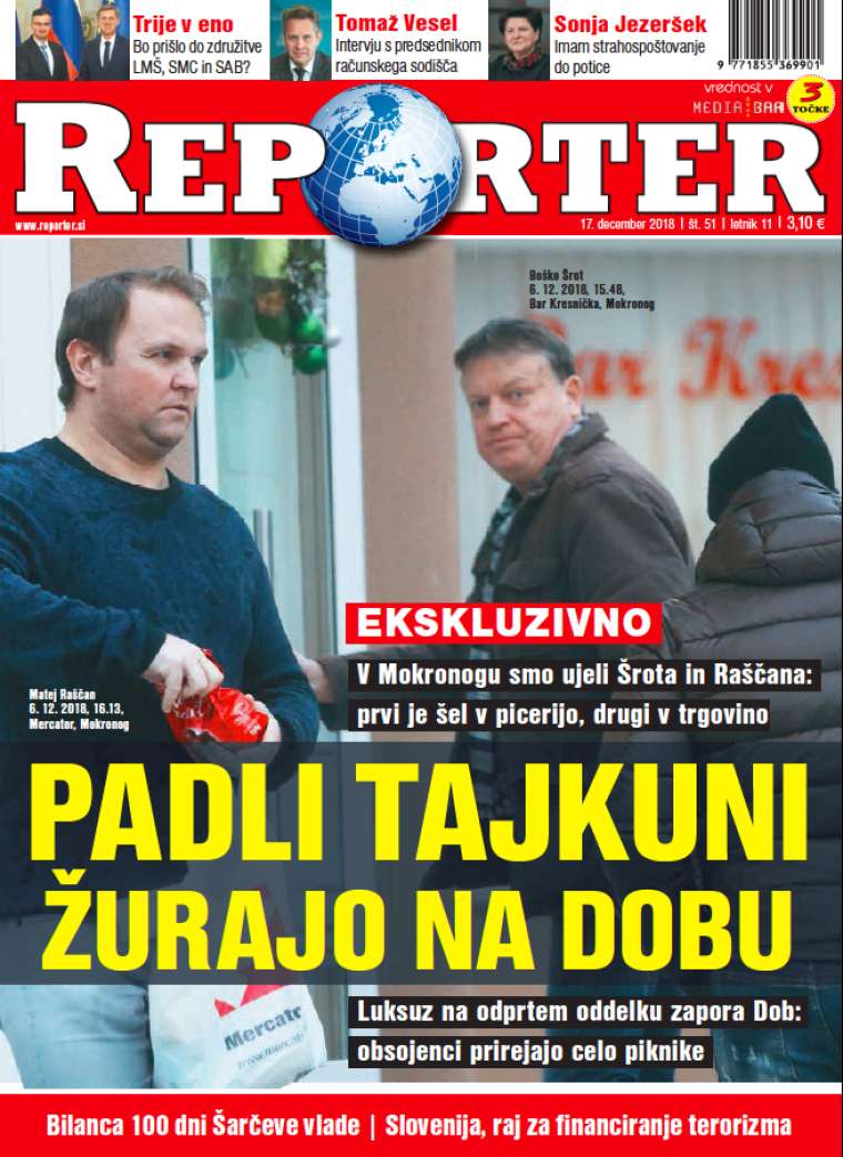 Naslovnica Reporter 51 2018