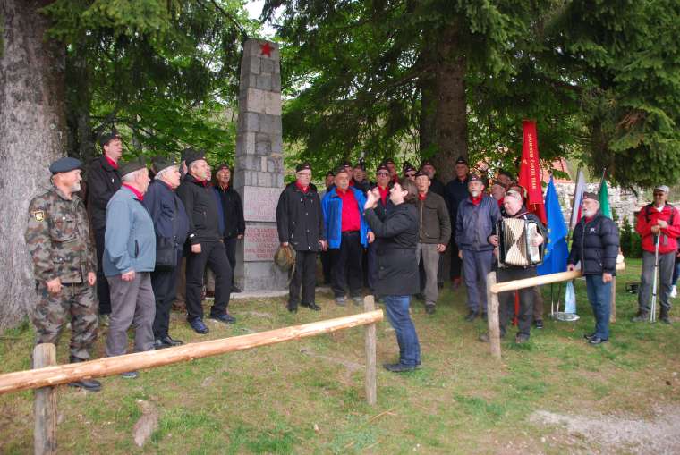 Obletnica ustanovitve partizanskega pevskega zbora