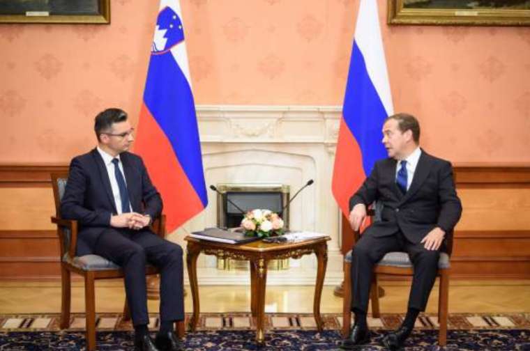 Premier Marjan Šarec na obisku v Rusiji