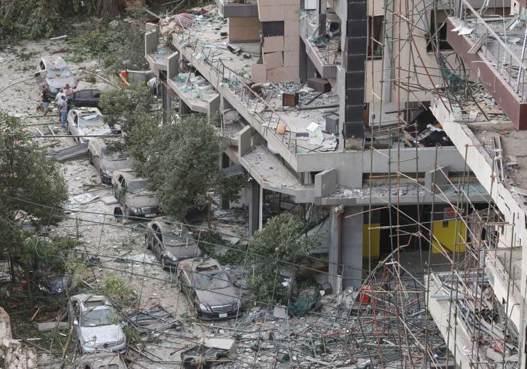 Posledice eksplozij v Bejrutu