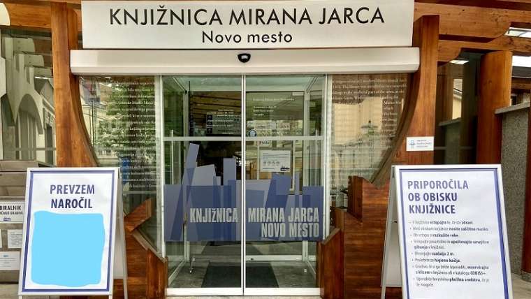 Knjižnica Mirana Jarca Novo mesto v času epidemije