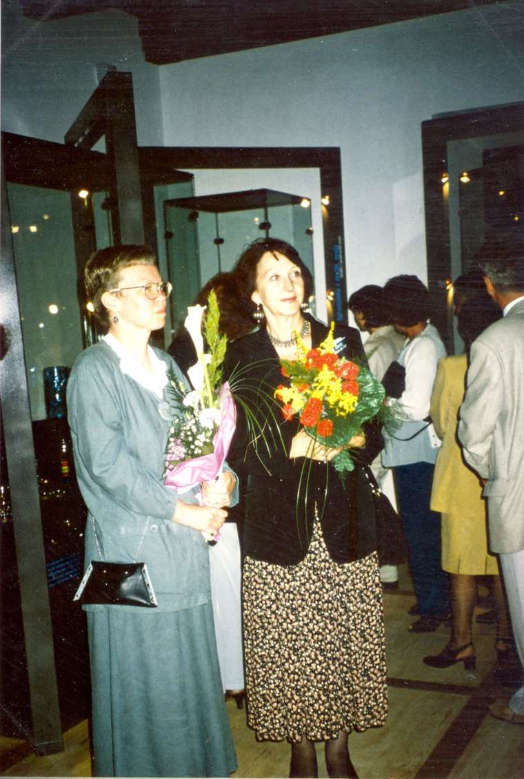 Otvoritev razstave evropsko uporabno steklo, 1996