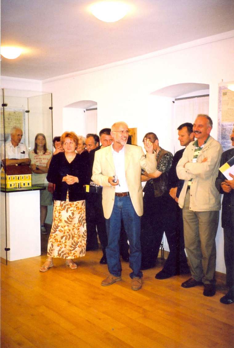 Otvoritev razstave Od načrta do stavbe, 2002