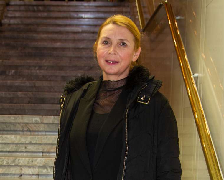 Igralca Katarina Batagelj in Damijan Perme