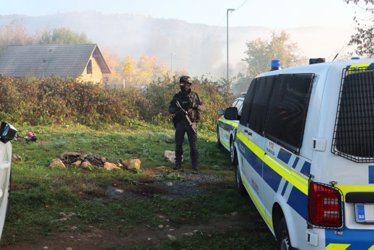 romsko naselje Žabjak, policija