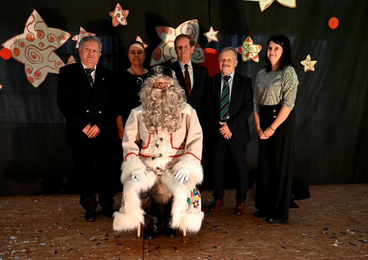 os-dragotin-kette-novo-mesto, praznicno, dedek-mraz