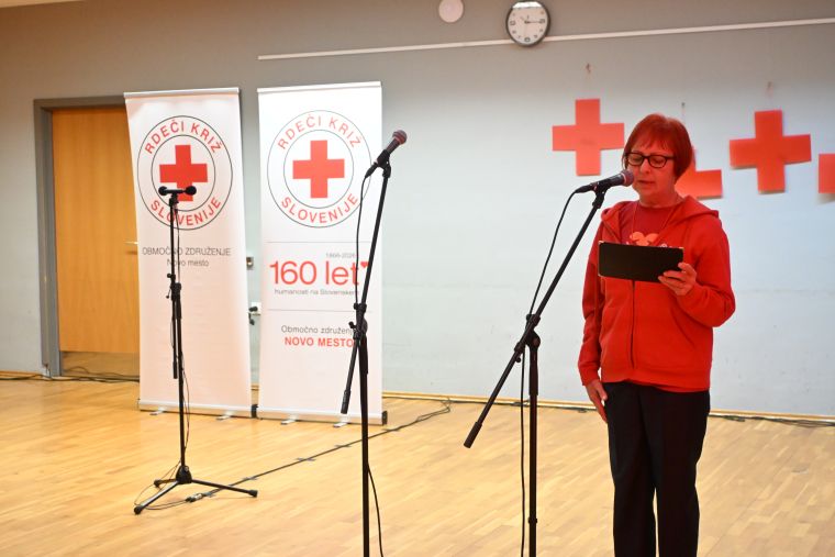 Nagovor predsednice OZ RKS Novo mesto Danica Novak Malnar