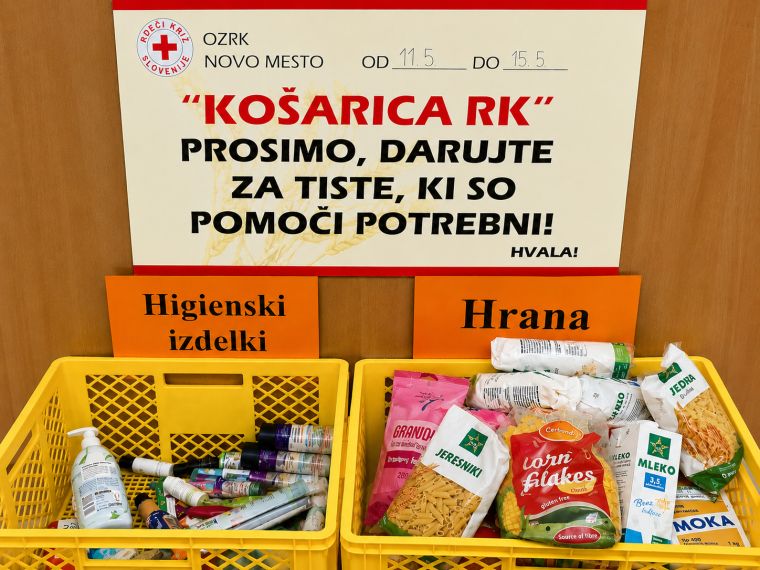 Košarica RK v OŠ Otočec