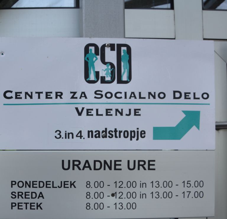 center za socialno delo velenje