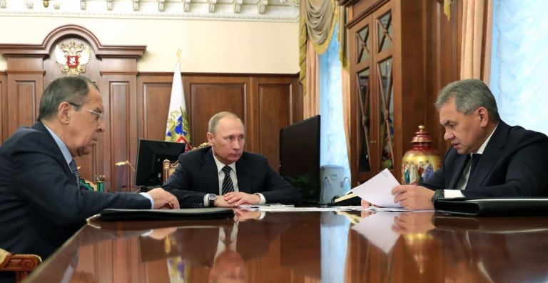 Sergej Lavrov, Vladimir Putin, Sergej Šolgu