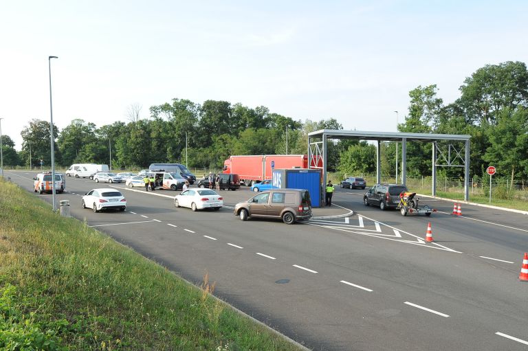 turnišče, dolinsko, avtocesta, nadzor-prometa, policija, promet