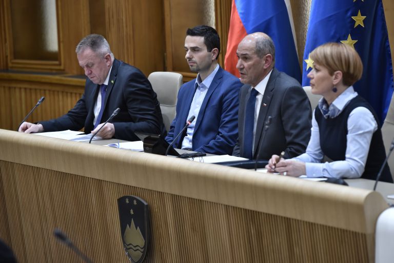 Počivalšek, Tonin, Janša, Pivec