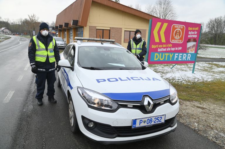 gederovci, koronavirus, policija, pregled-potnikov