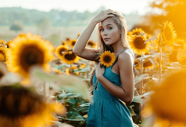 sončnice, ženska