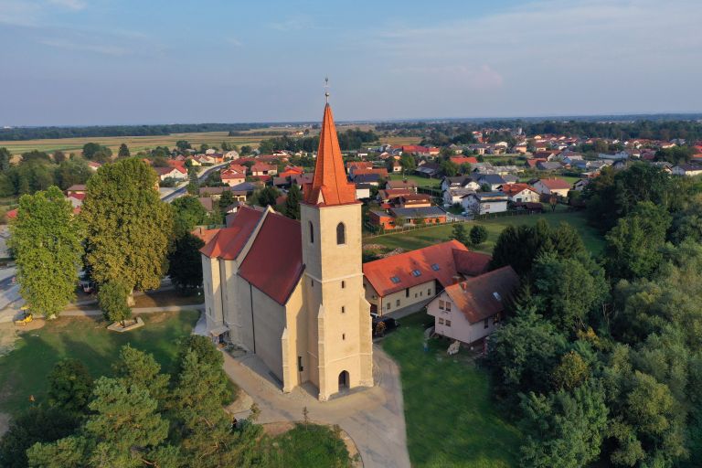 tišina, cerkev, obnova