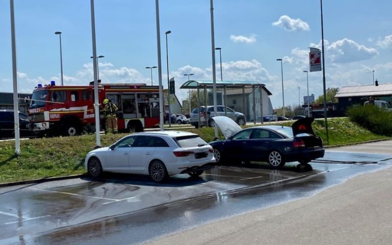 pgd murska sobota, požar na vozilu