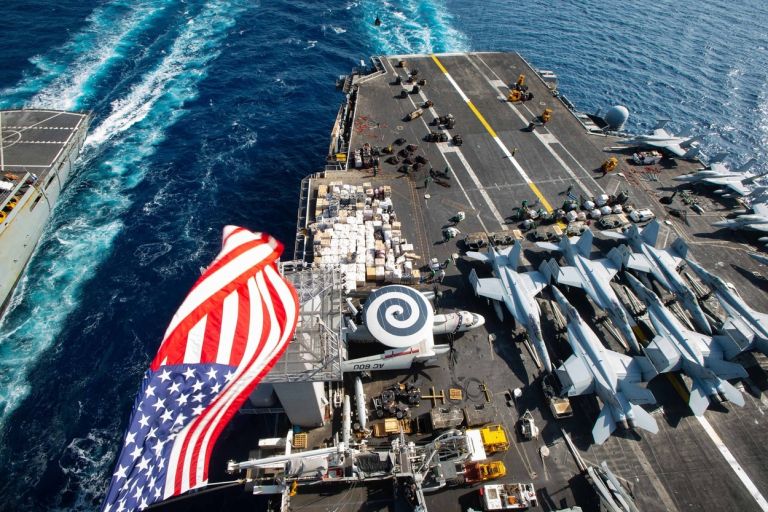 USS Dwight D. Eisenhower, ameriška vojska, ameriška mornarica, ameriška letalonosilka