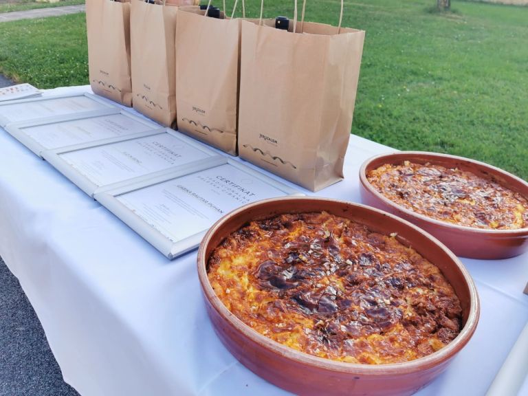 prleška-gibanica, certifikat, društvo-kelih