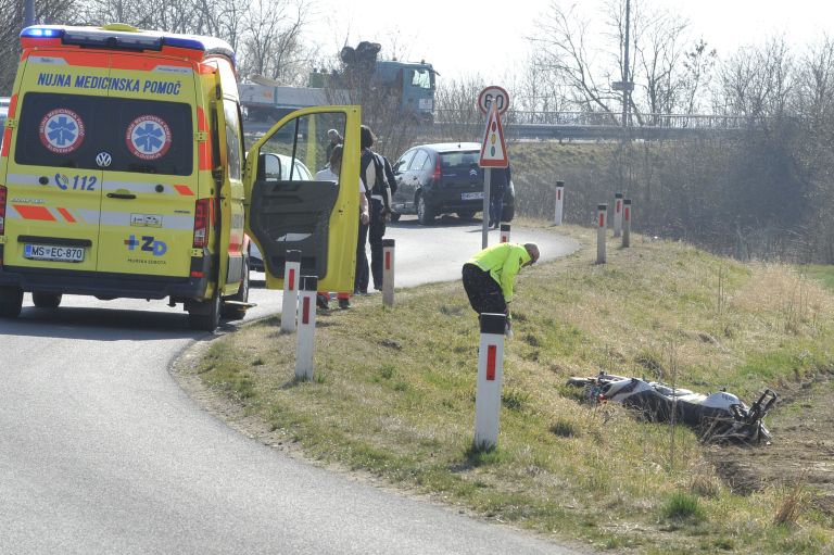 murska-sobota, nesreča-motorista