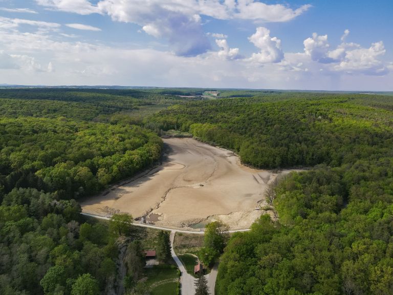 bukovniško, jezero, dron, goričko, prekmurje