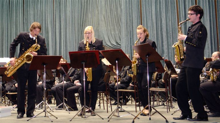 popv, pihalni orkester premogovnik