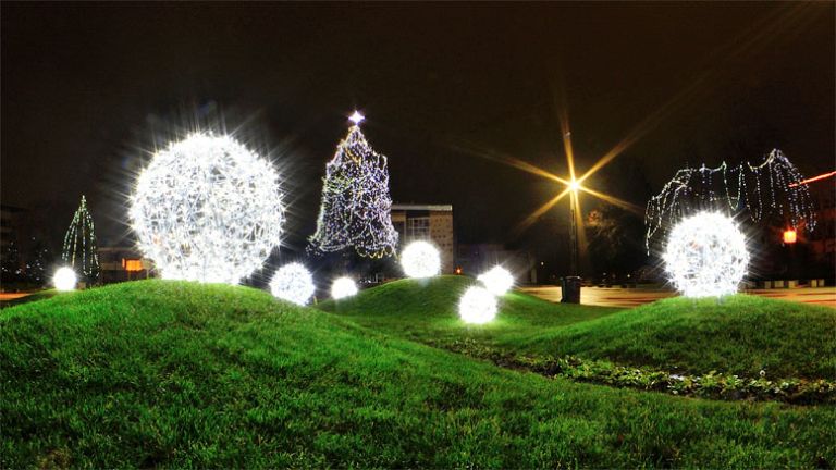 velenje, titov trg, okraski, novo leto, prazniki