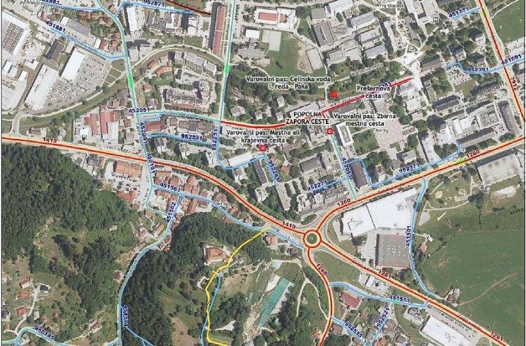 karta Prešernova zapora M