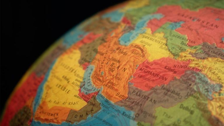 globus-iran-afganistan-zemljevid