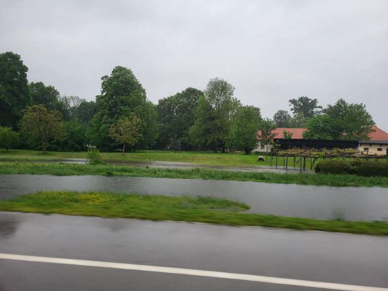 njiva, poplave, voda
