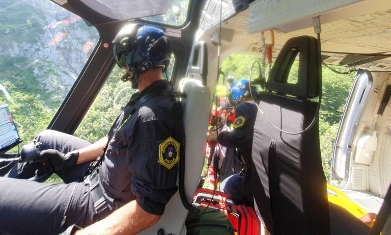 Gorska reševalna zveza, helikoptersko reševanje