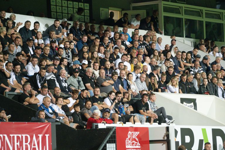mura, olimpija, gledalci, tribuna