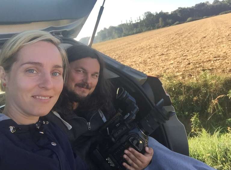 maja prettner, jože glažar, duhovnica, snemanje