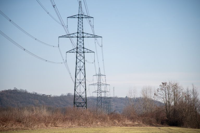 simbolična, daljnovod, elektrika, energetika, napetost