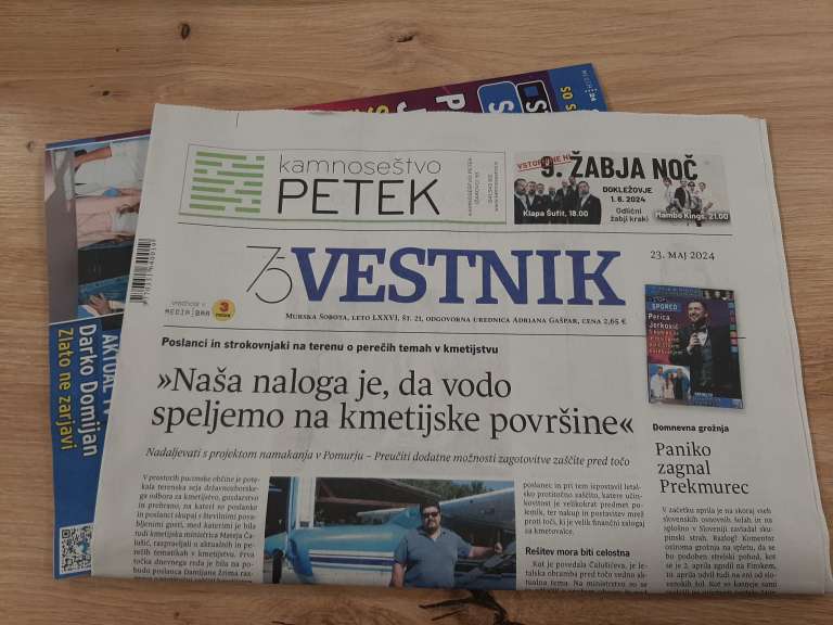 vestnik, nova številka