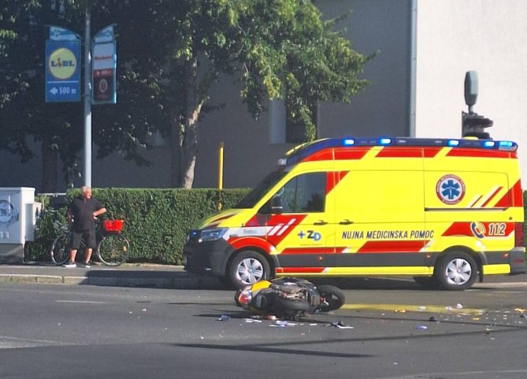 prometna-nesreča, oš-i-murska-sobota, motorist
