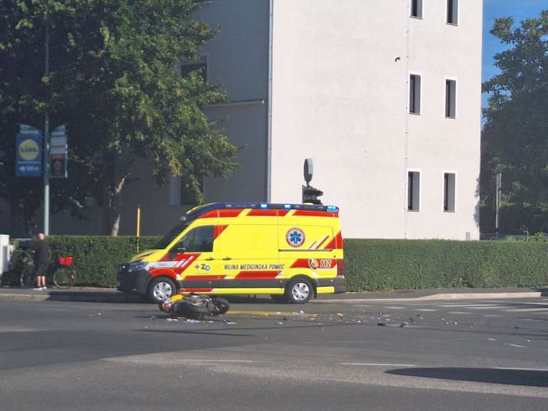 prometna-nesreča, oš-i-murska-sobota, motorist