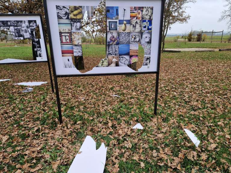 vandalizem, razstava, park-dozivetij, boreci, obcina-krizevci