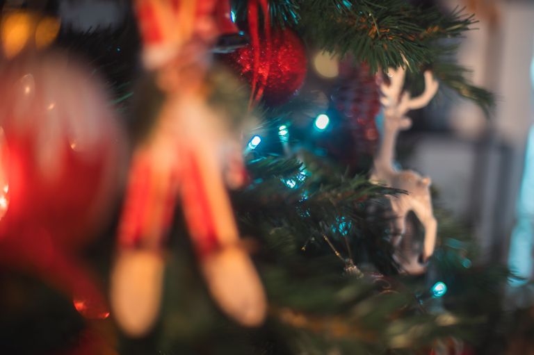 simbolična, božični-okraski, božič, božična-jelka