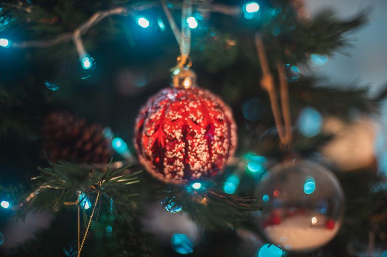 simbolična, božični-okraski, božič, božična-jelka