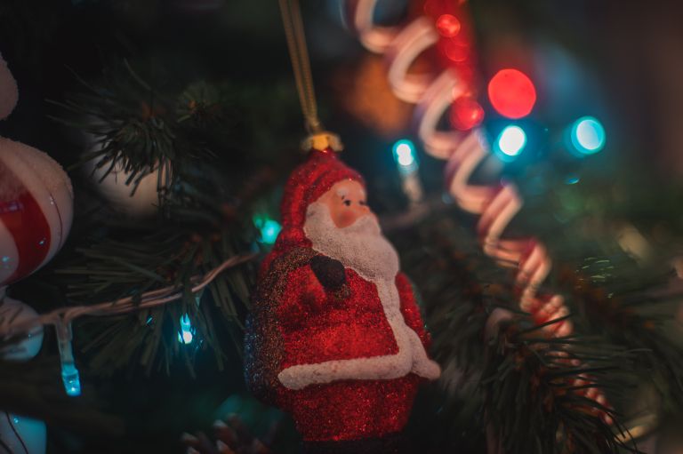 simbolična, božični-okraski, božič, božična-jelka