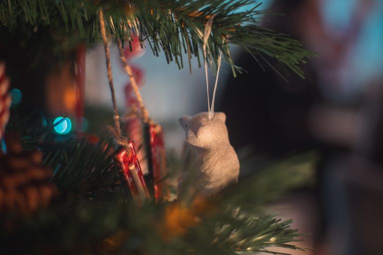 simbolična, božični-okraski, božič, božična-jelka