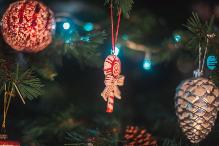 simbolična, božični-okraski, božič, božična-jelka