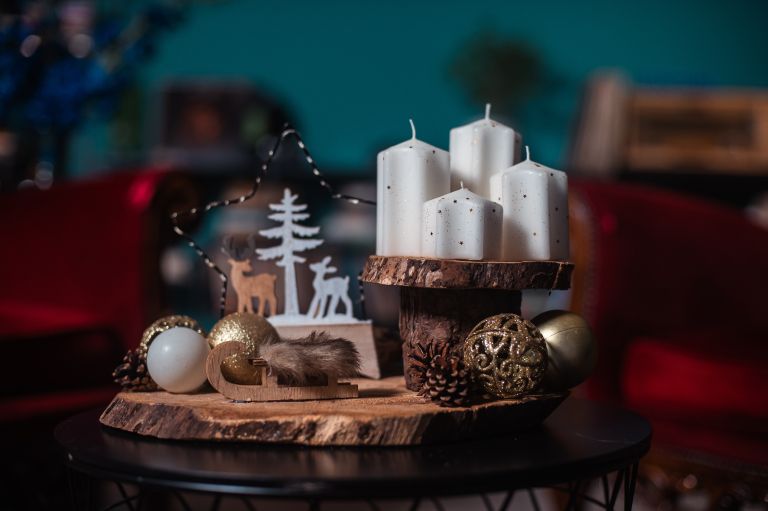 adventni-venček, venec, božič