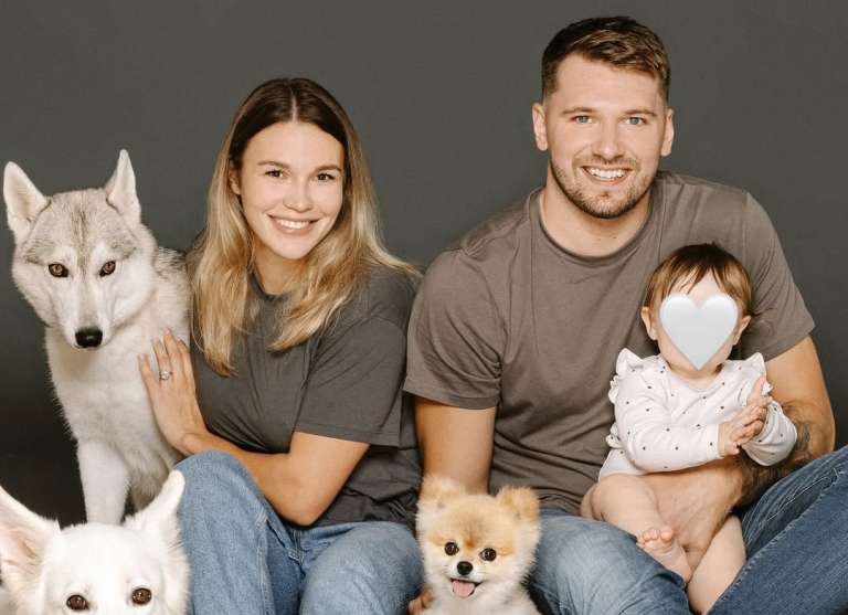 Anamaria Goltes, Luka Dončić, Gabriela, družina