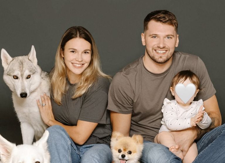 Anamaria Goltes, Luka Dončić, Gabriela, družina