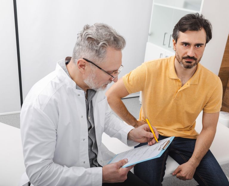 moška neplodnost, zdravnik, rak prostate, rak na modih