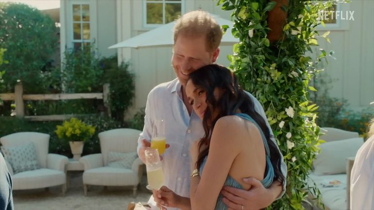 Princ Harry in Meghan Markle