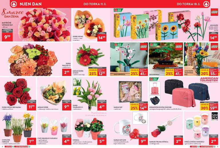 dan-zena, marec, osmi-marec, 8-marec, darila, spar, katalog