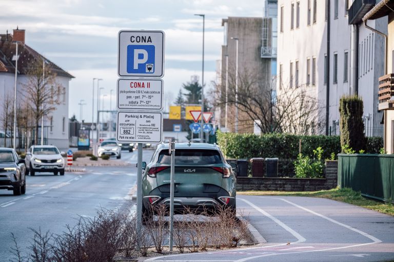 simbolična, parkirišče, parking, cona, parkomat, pločnik, promet