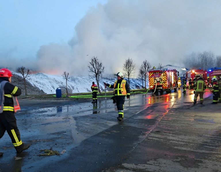 cerop, požar, odpadki